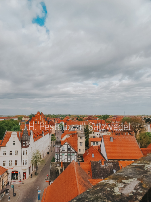 &Uuml;ber den D&auml;chern von Salzwedel